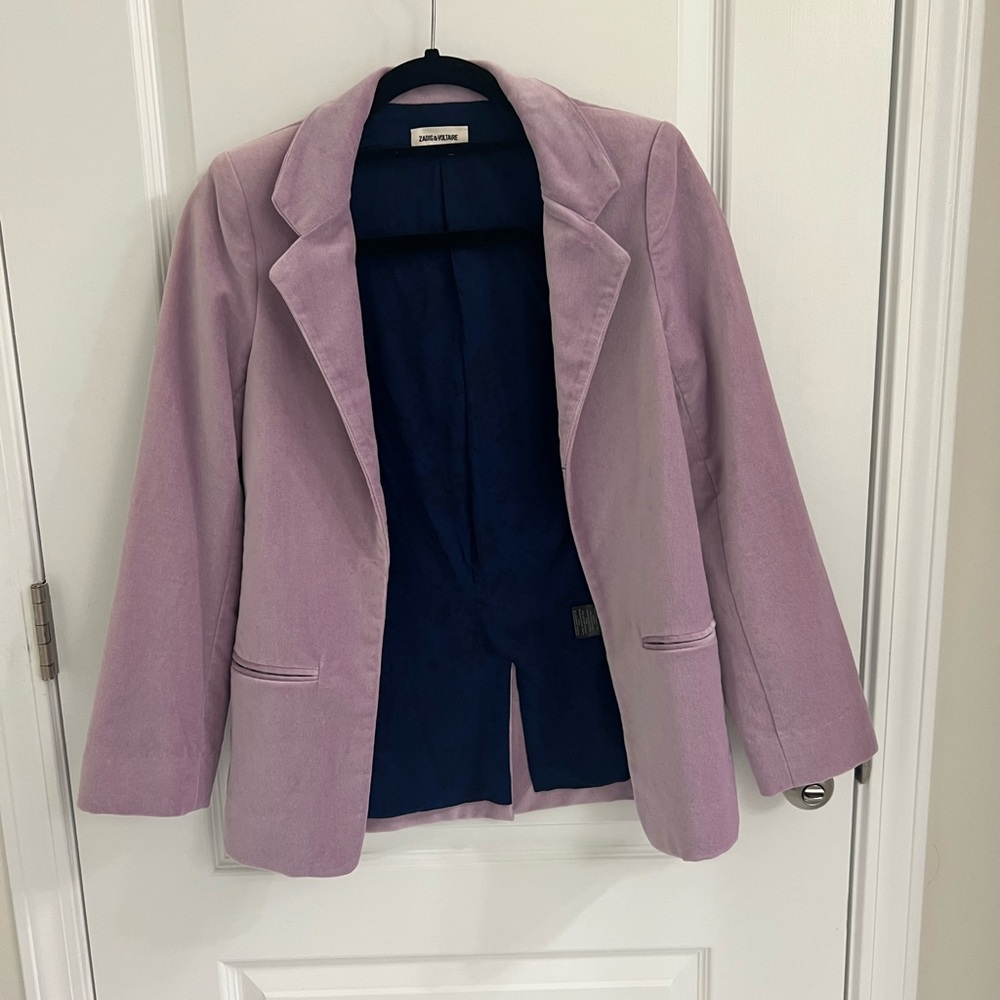 Zadig & Voltaire Light Purple Women's Blazer